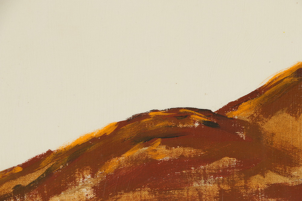 Acrylic Painting on Canvas of Abstract Landscape