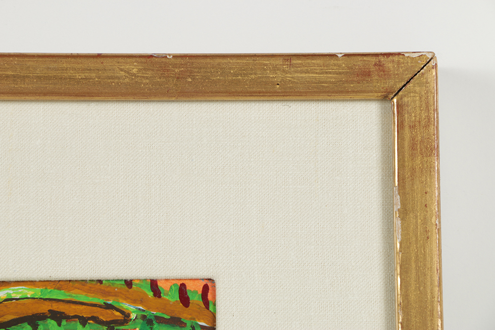 Menachem Messinger Gouache Painting on Paper "Games of God"