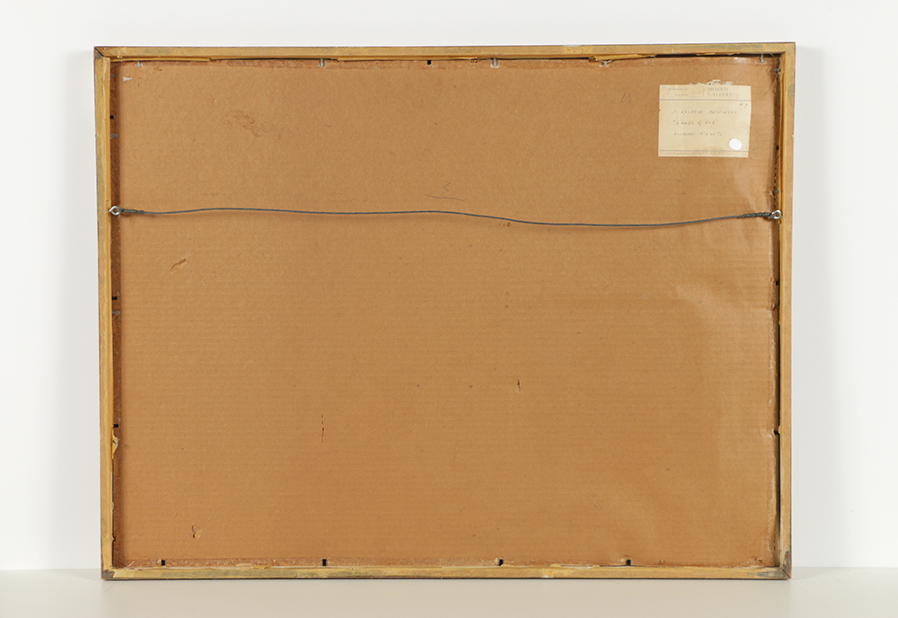 Menachem Messinger Gouache Painting on Paper "Games of God"