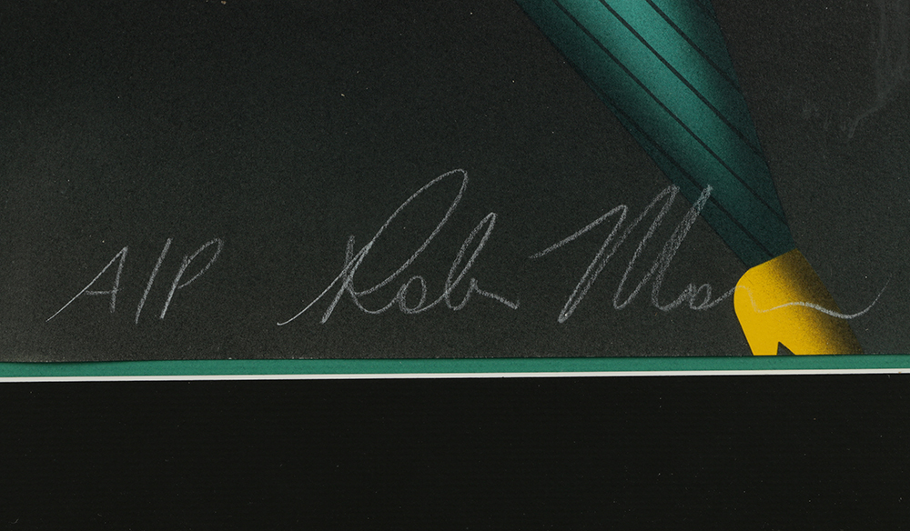 R. Morris Limited Edition Serigraph Print on Paper Cubist Woman