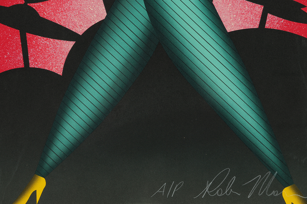 R. Morris Limited Edition Serigraph Print on Paper Cubist Woman