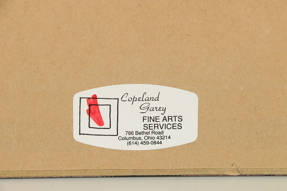 R. Morris Limited Edition Serigraph Print on Paper Cubist Woman