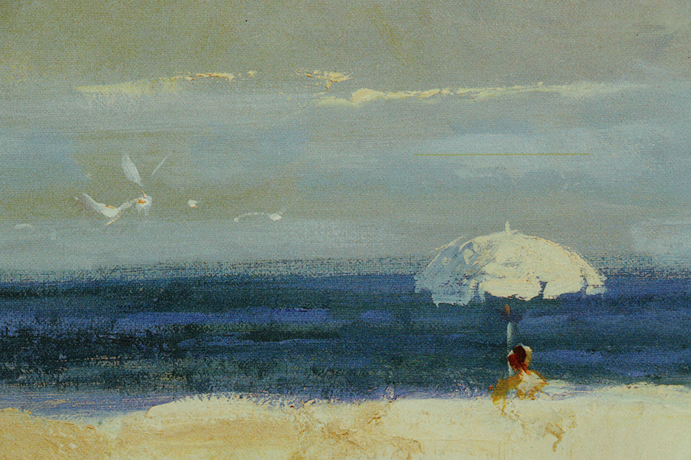 Giuseppe Pino Limited Edition Giclee on Canvas "White Sand"