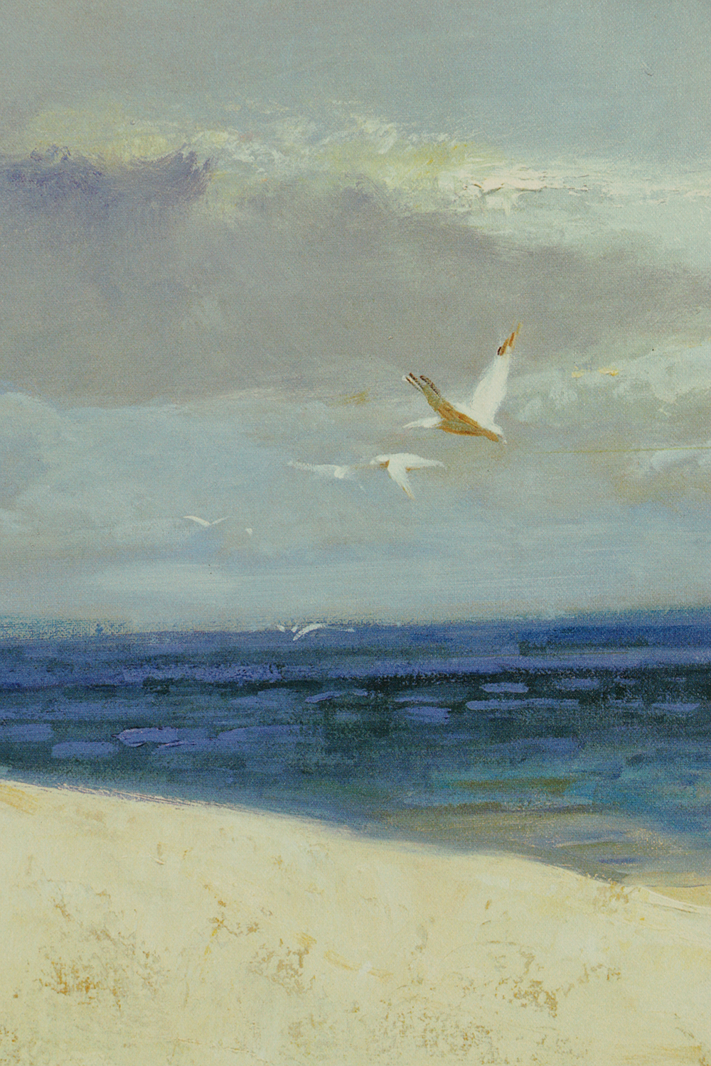 Giuseppe Pino Limited Edition Giclee on Canvas "White Sand"