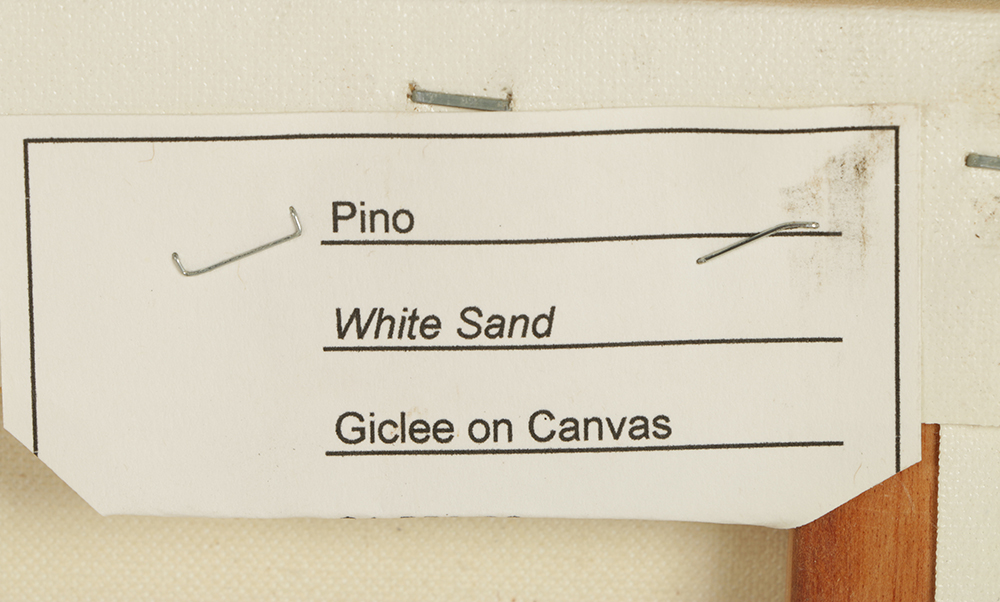 Giuseppe Pino Limited Edition Giclee on Canvas "White Sand"