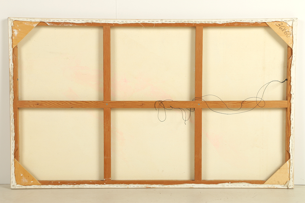 Gubolf Mixed Media Painting on Canvas of Abstract Scene