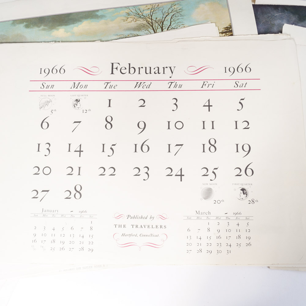 Currier & Ives Book and Prints after Antique Calendars
