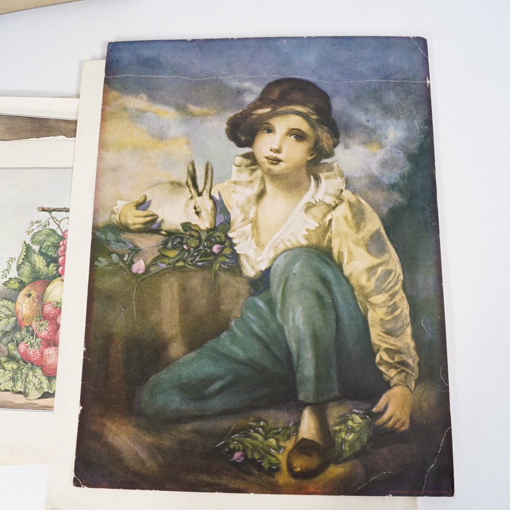 Currier & Ives Book and Prints after Antique Calendars