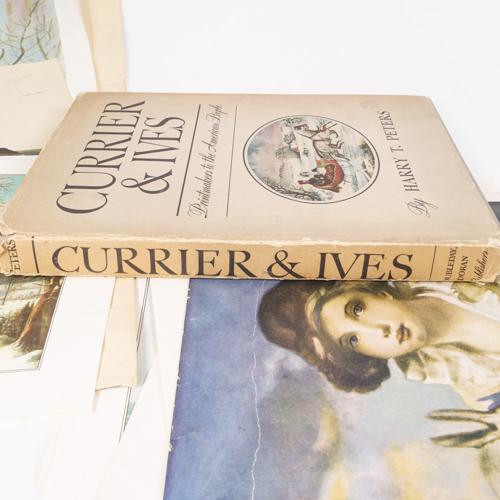 Currier & Ives Book and Prints after Antique Calendars