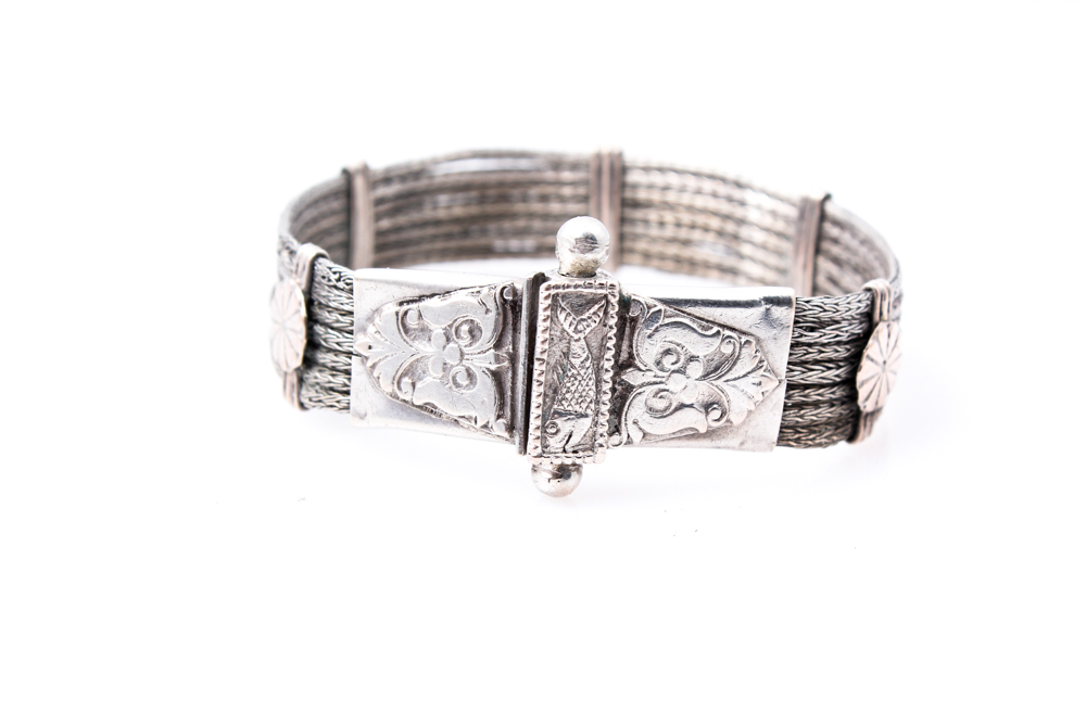 Vintage Silver Tone Metal Bracelets