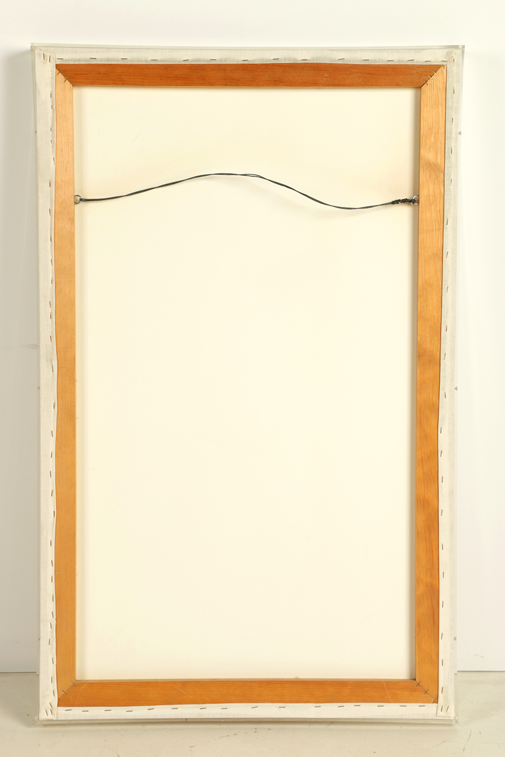 Trudy Richmond Deckle Edge Paper Abstract Composition on Canvas