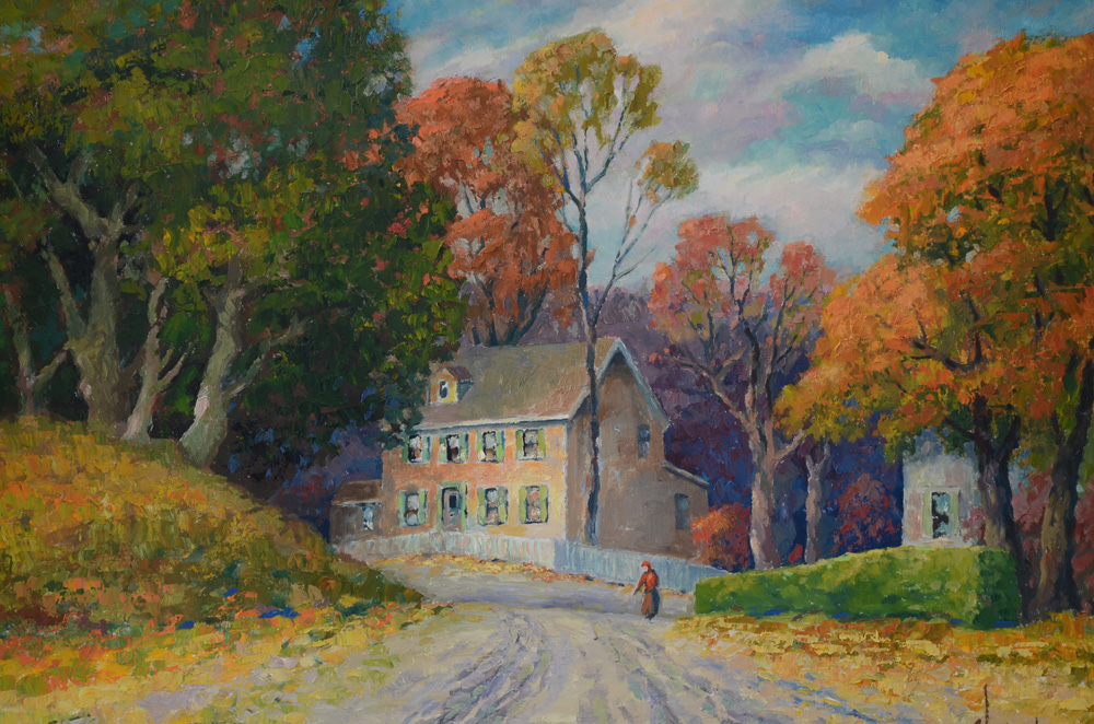 George Jensen Original Oil Painting on Board