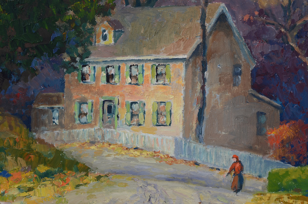 George Jensen Original Oil Painting on Board