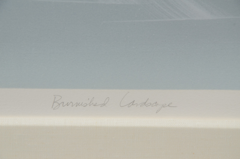 Pair of Marcelino Rodriguez Original Signed Abstracted Monotypes