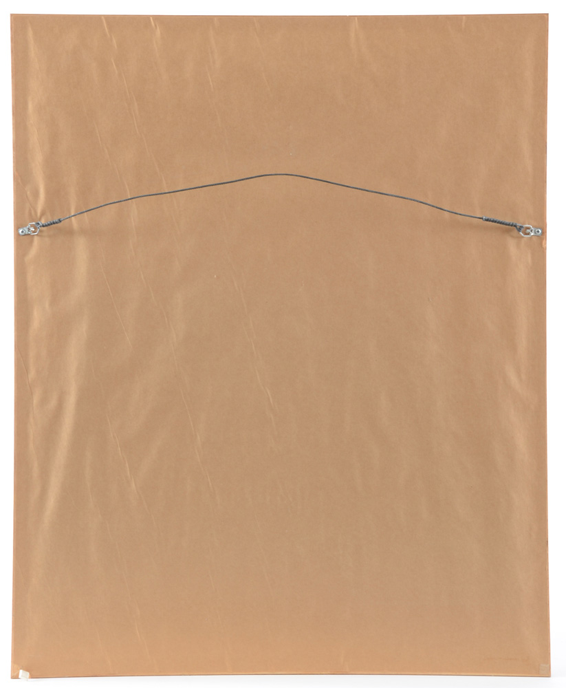 Pair of Marcelino Rodriguez Original Signed Abstracted Monotypes