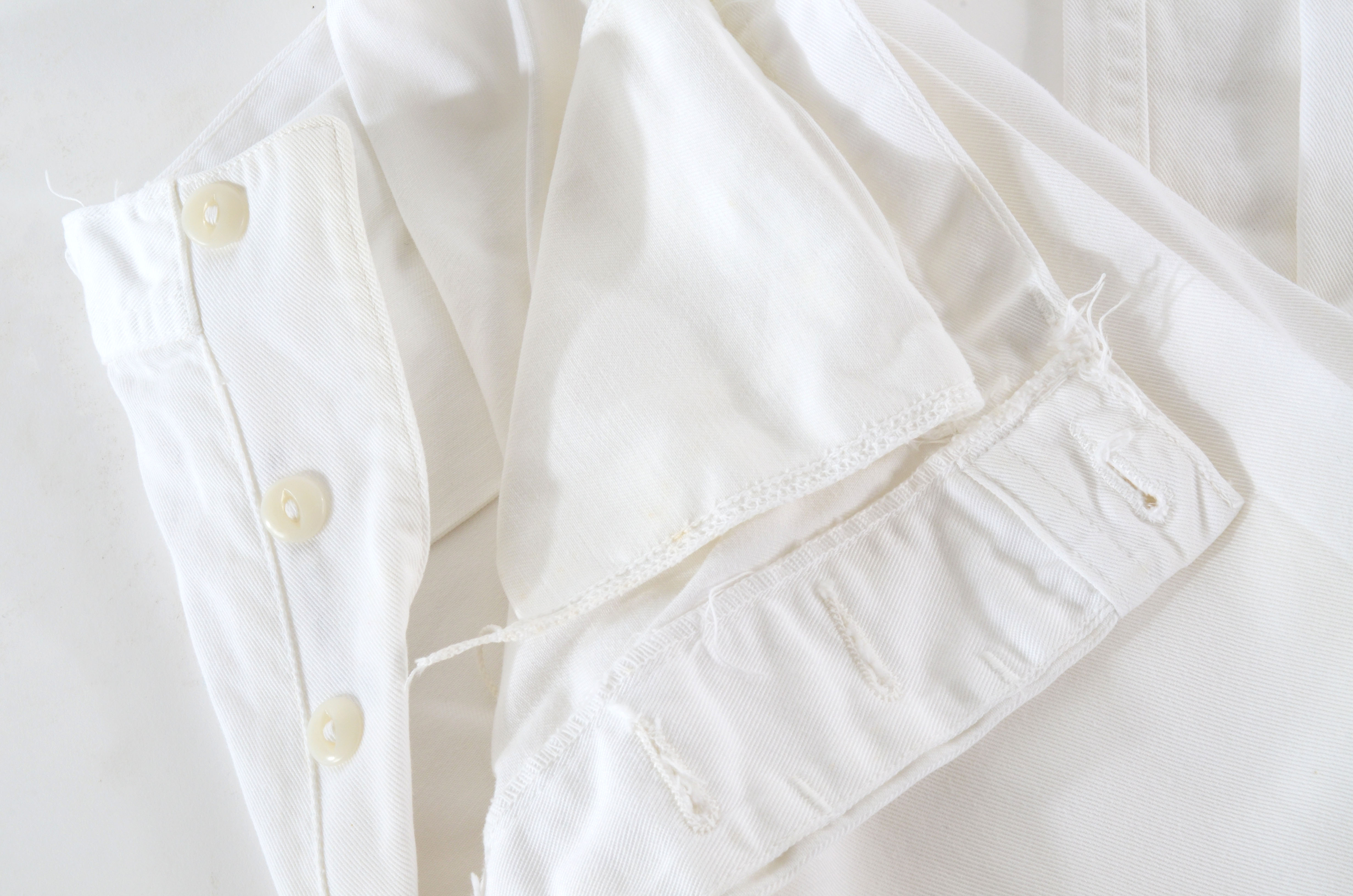 Vintage 1960s Era Wool Navy Uniform and White Uniform