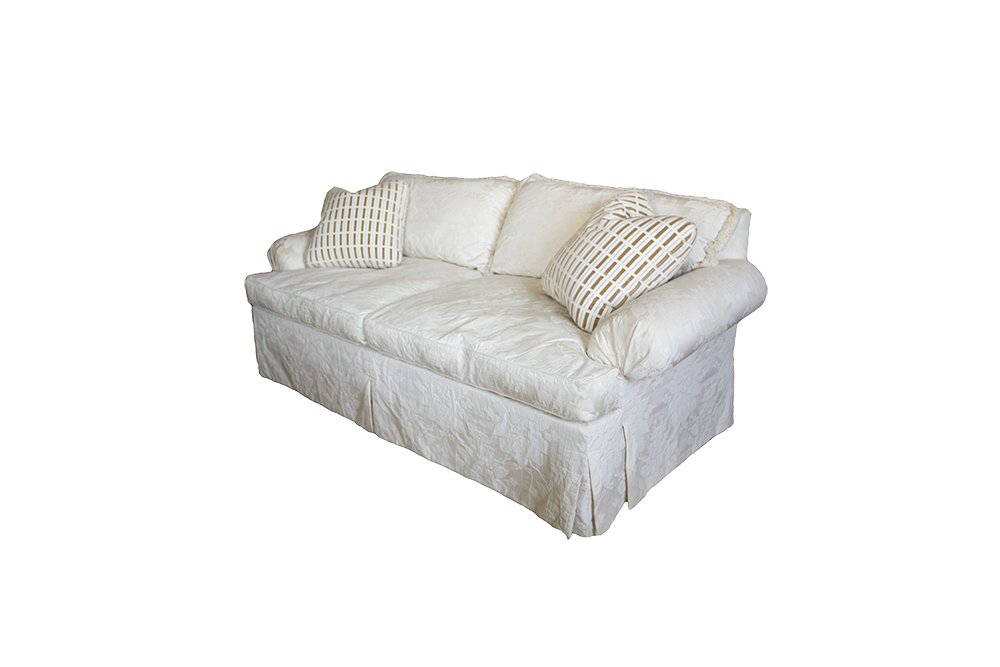 Upholstered Sovereign Collection Sofa by Hickory Chair.