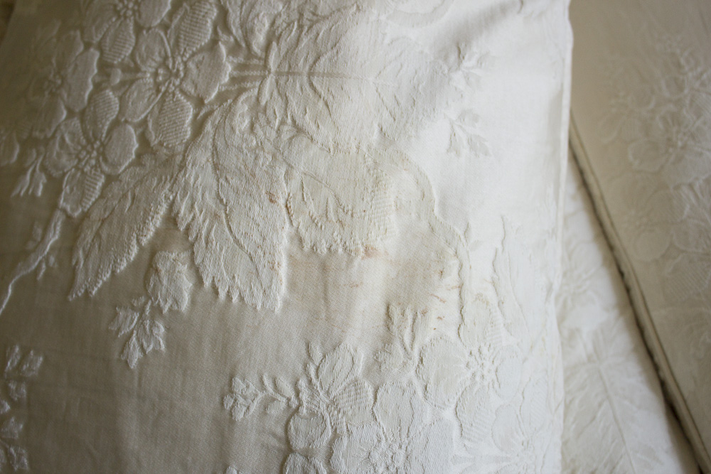 Upholstered Sovereign Collection Sofa by Hickory Chair.