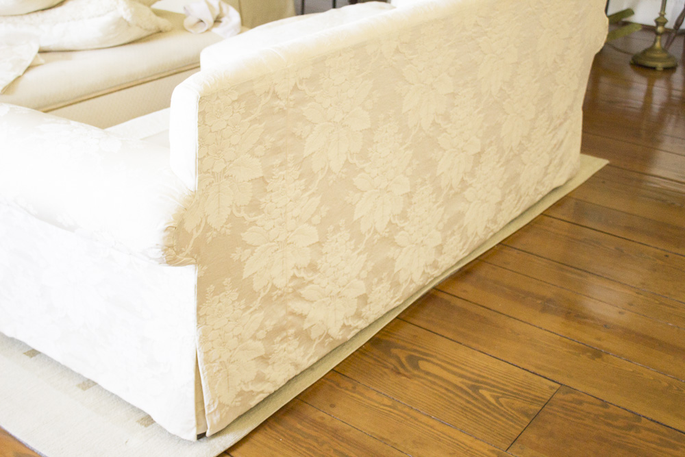 Upholstered Sovereign Collection Sofa by Hickory Chair.