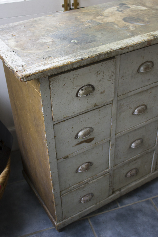 Vintage Apothecary Chest of Drawers