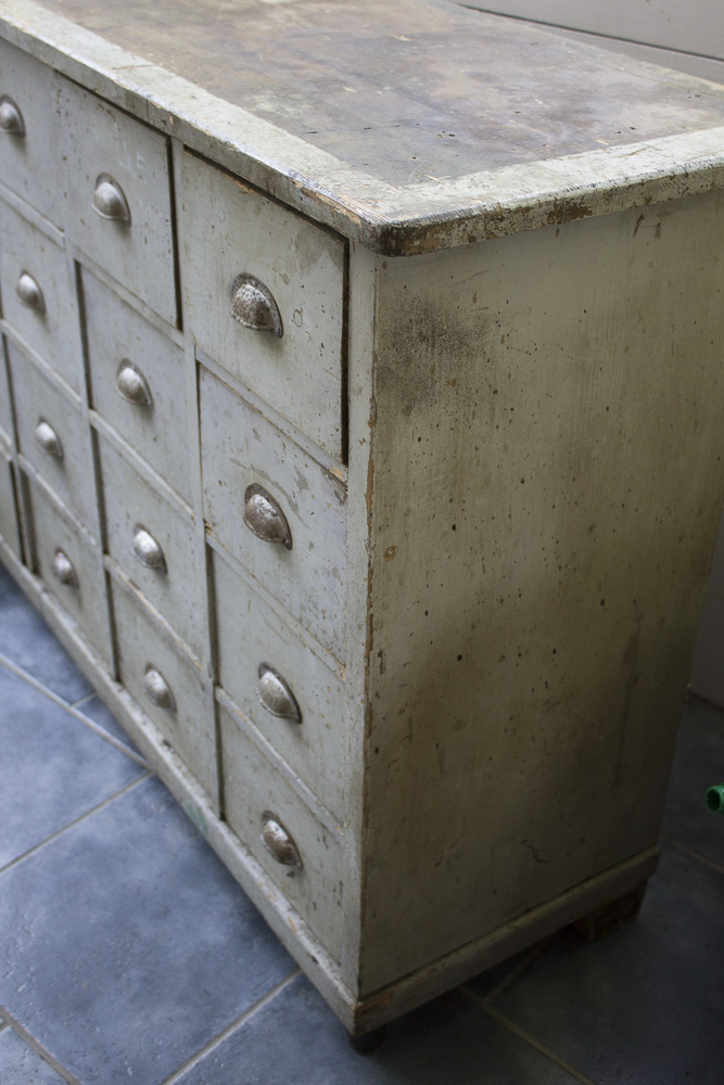 Vintage Apothecary Chest of Drawers
