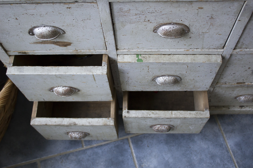 Vintage Apothecary Chest of Drawers