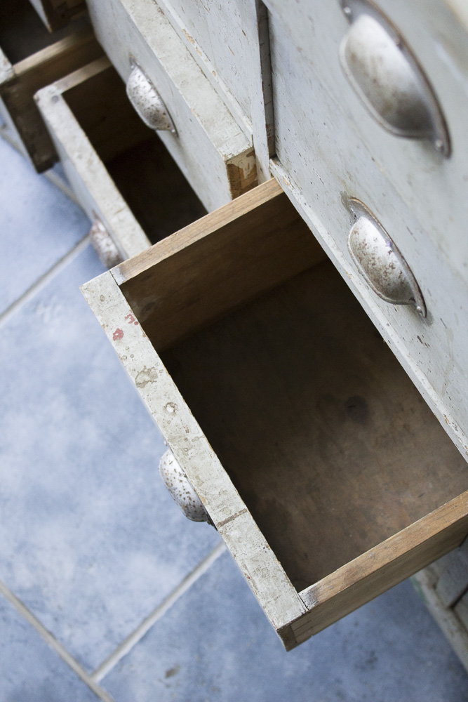 Vintage Apothecary Chest of Drawers