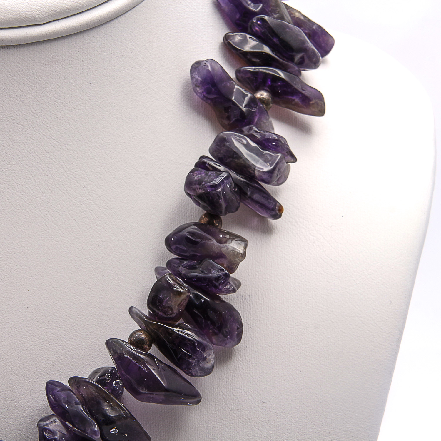 Amethyst Necklace and Earrings
