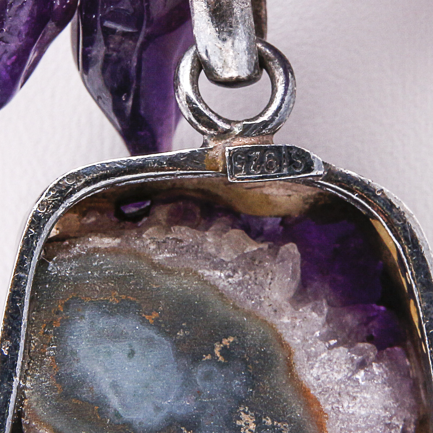 Amethyst Necklace and Earrings