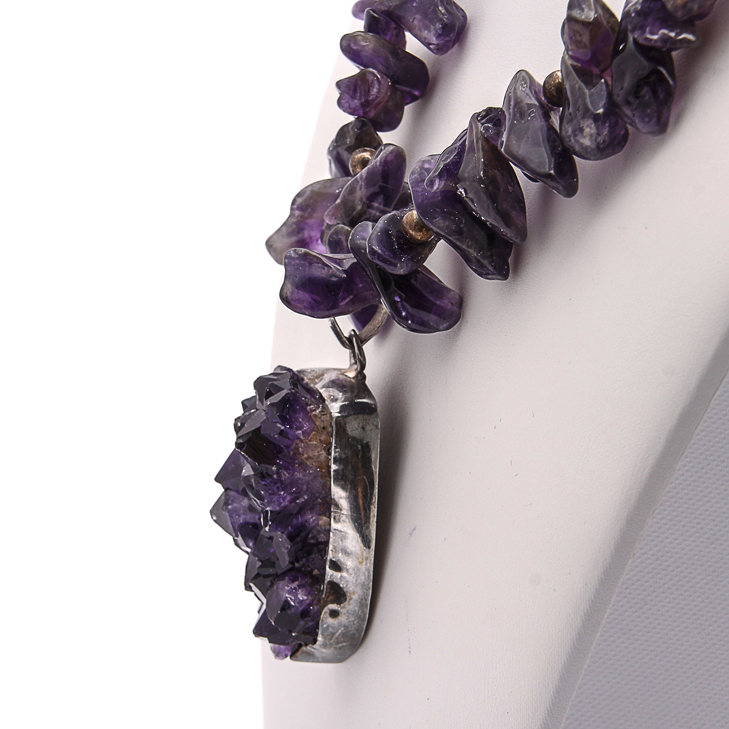 Amethyst Necklace and Earrings