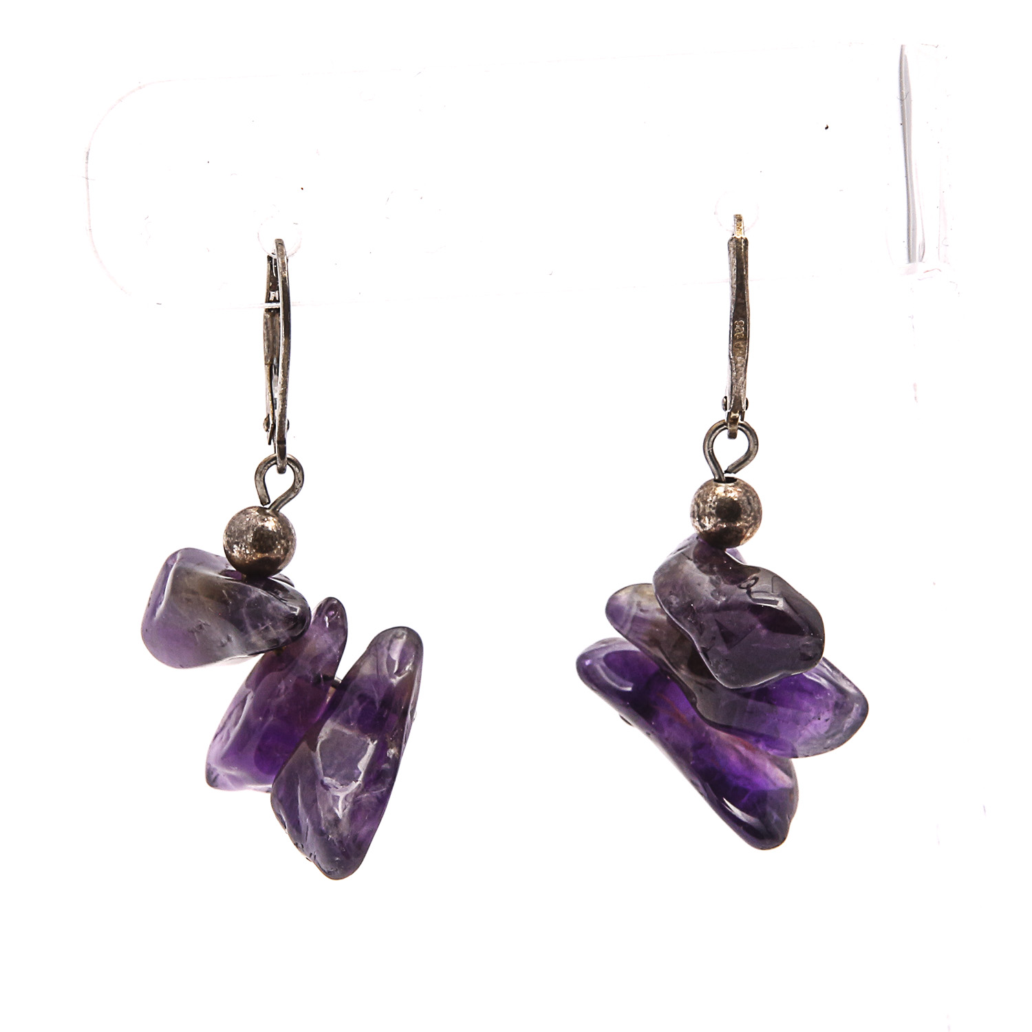 Amethyst Necklace and Earrings
