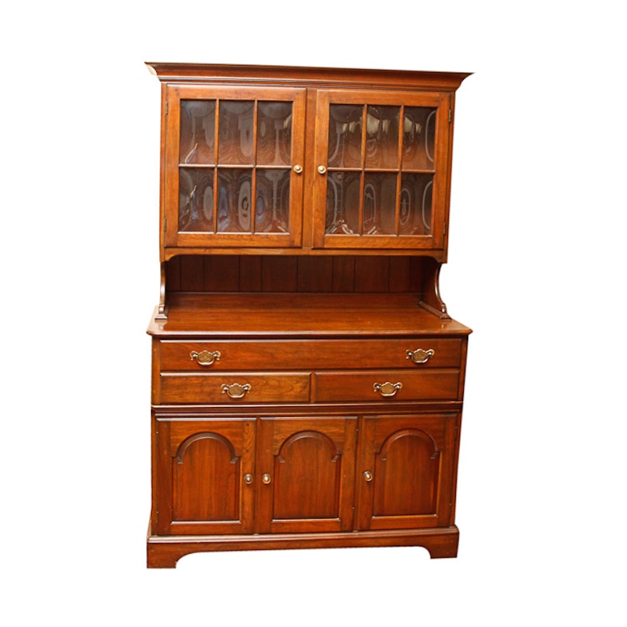 Vintage Chippendale Style Sideboard With Hutch by Pennsylvania House