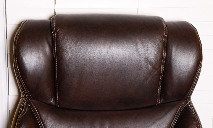 Broyhill Russet Leather Office Chair