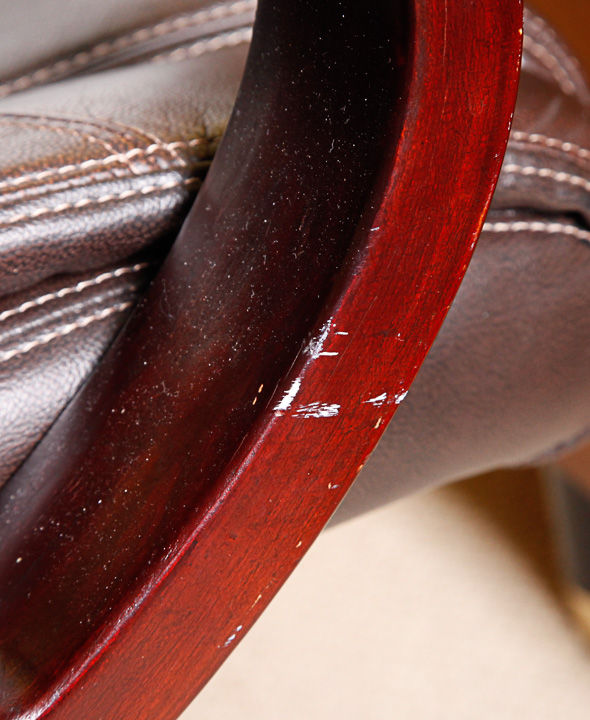 Broyhill Russet Leather Office Chair