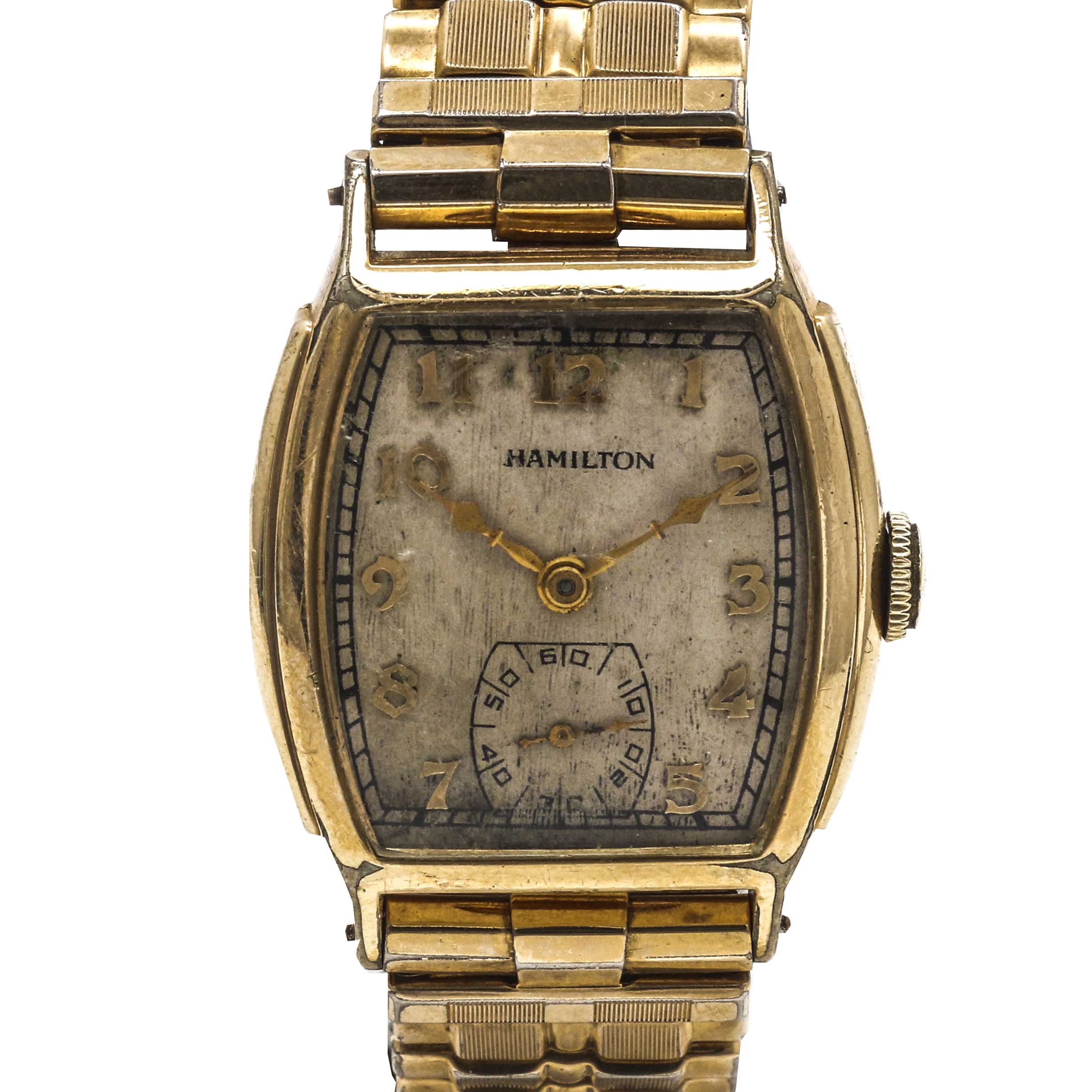 Vintage Hamilton 14K Yellow Gold Filled Watch