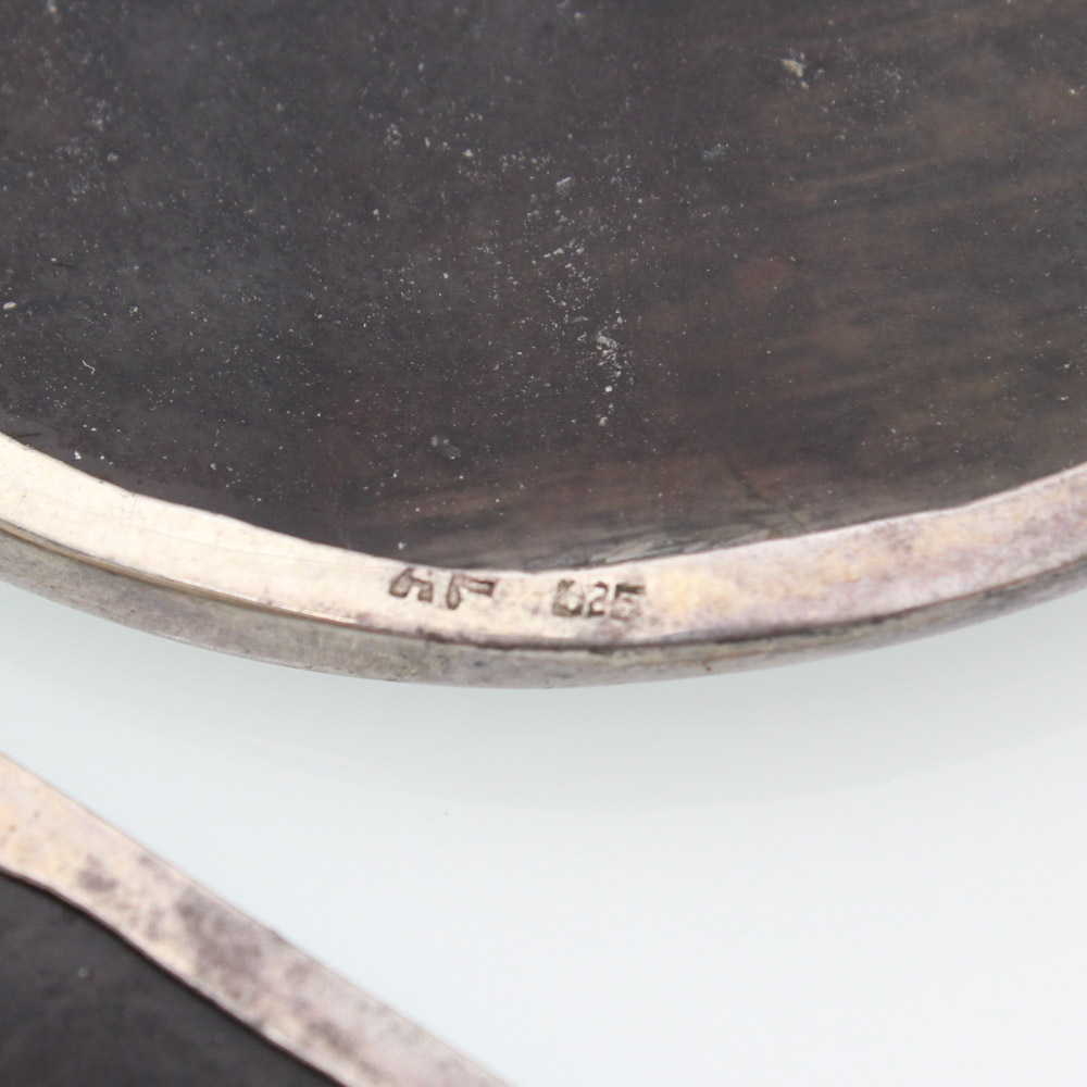 Sterling Silver with Dyed Abalone Set