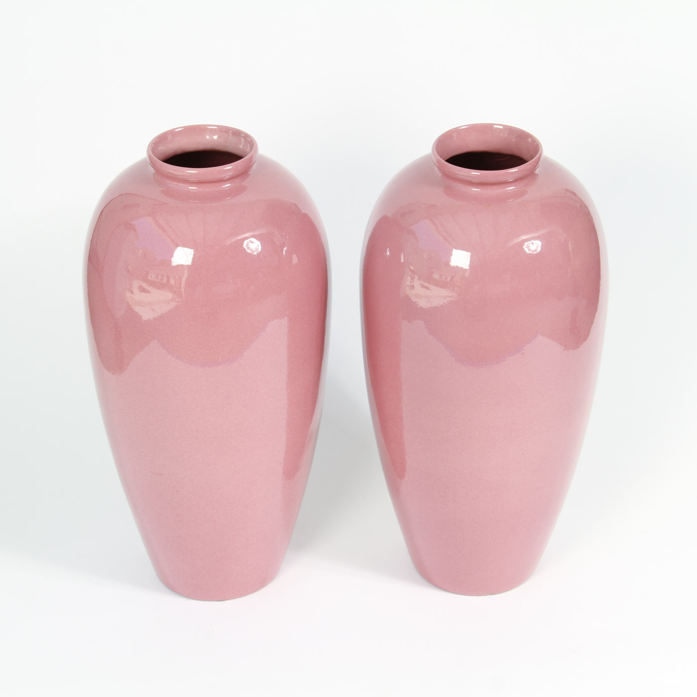 Pair of Pink Vases