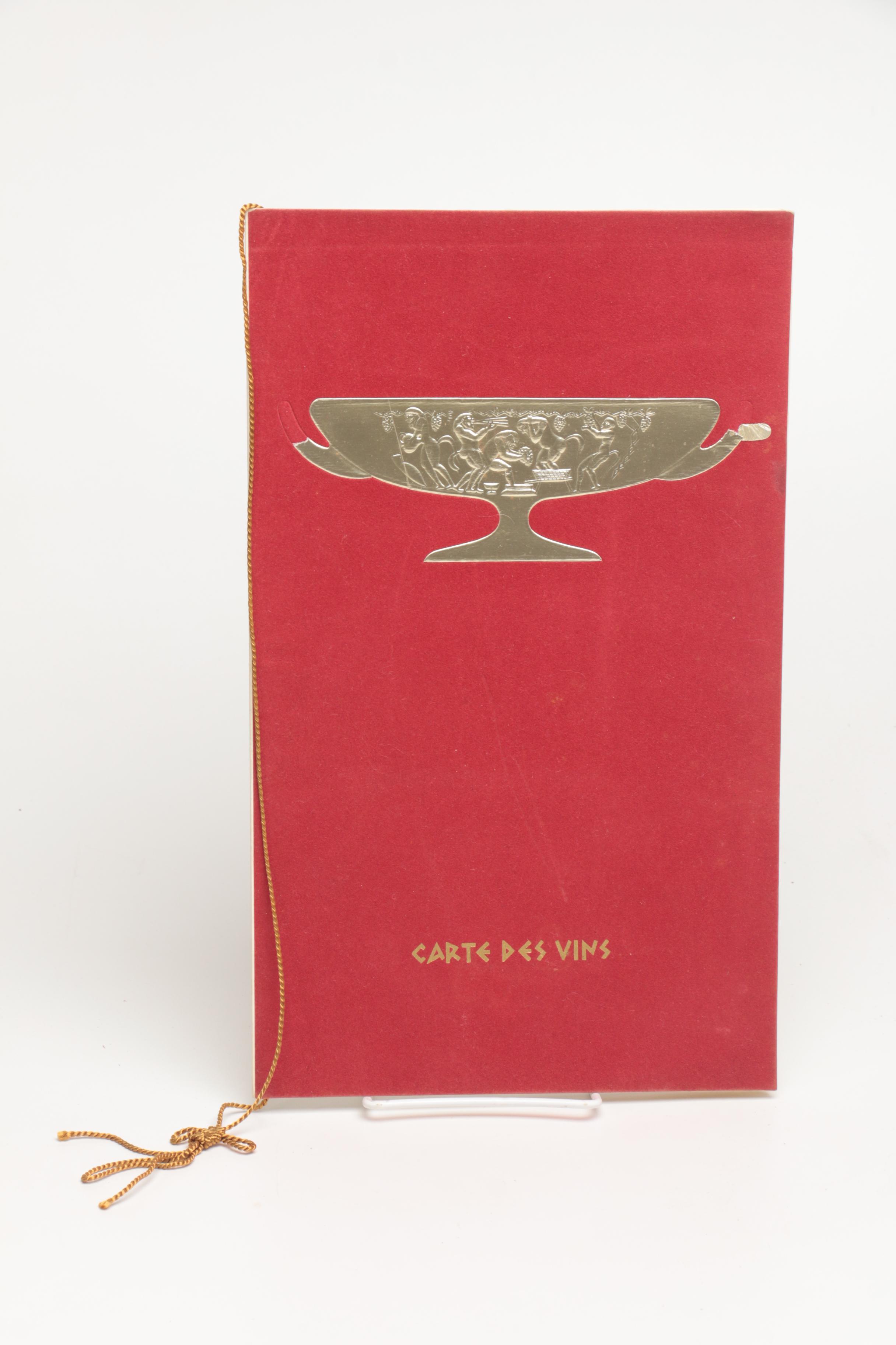 Pair of Greek Restaurant Menus