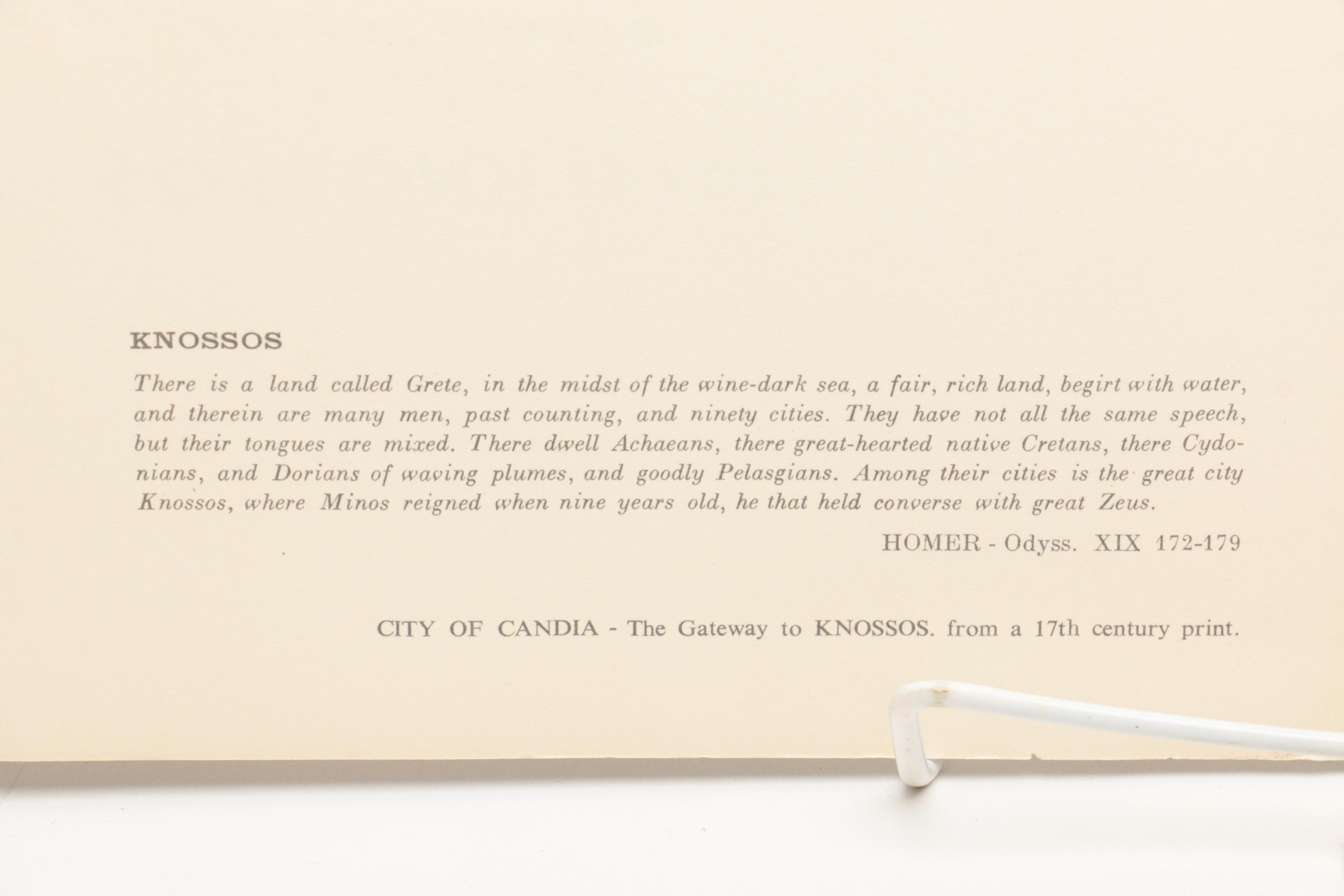 Pair of Greek Restaurant Menus