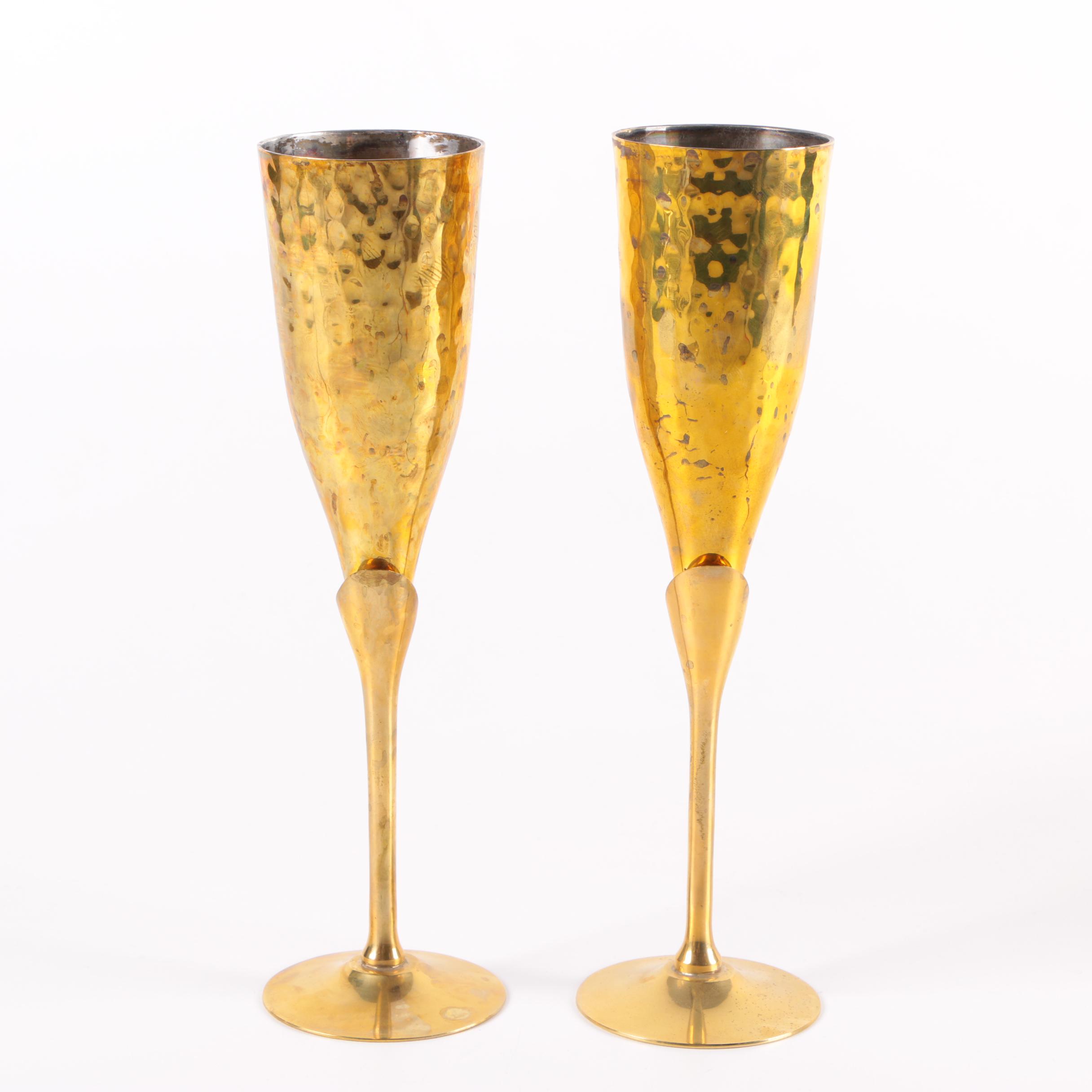 Brass Wine Goblets