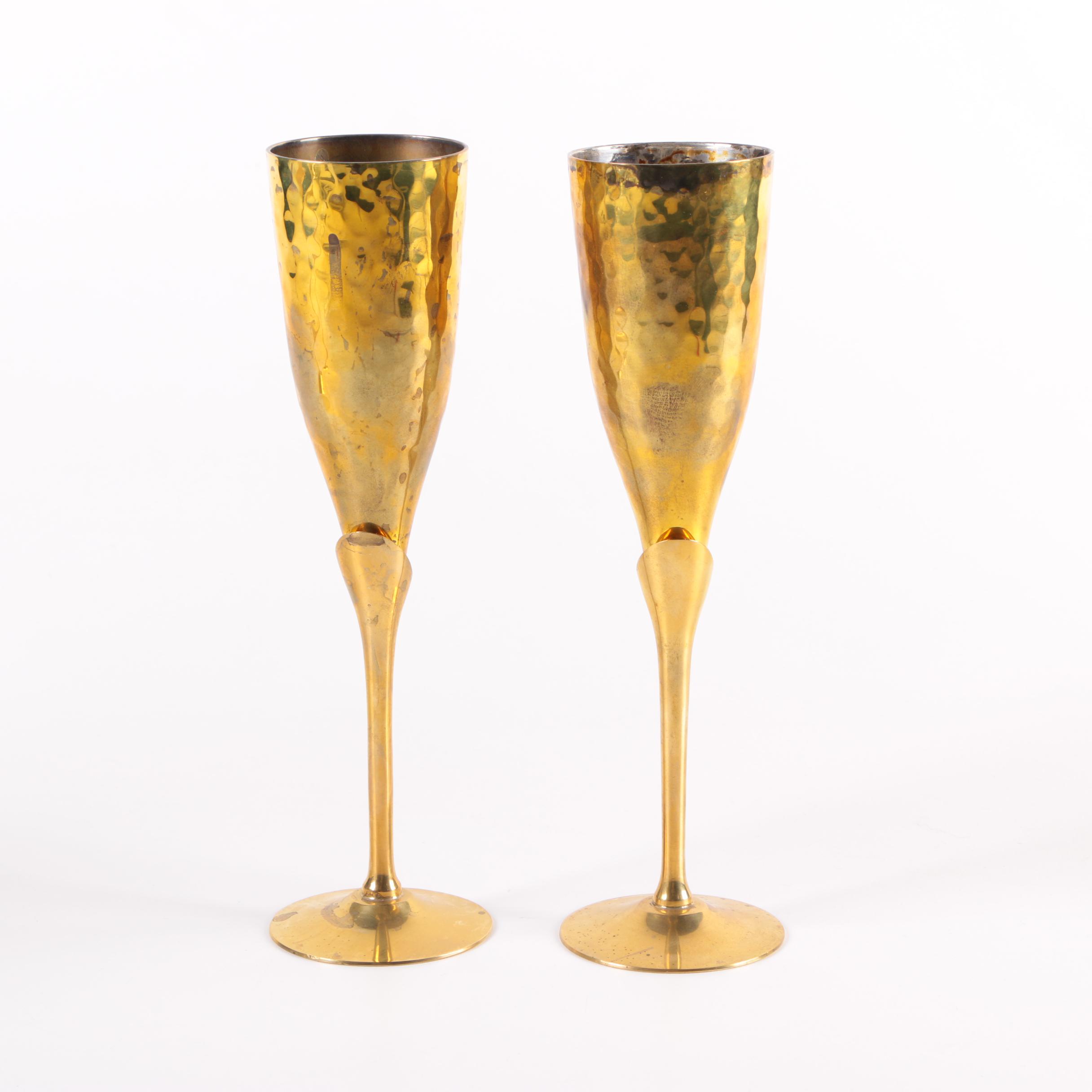 Brass Wine Goblets