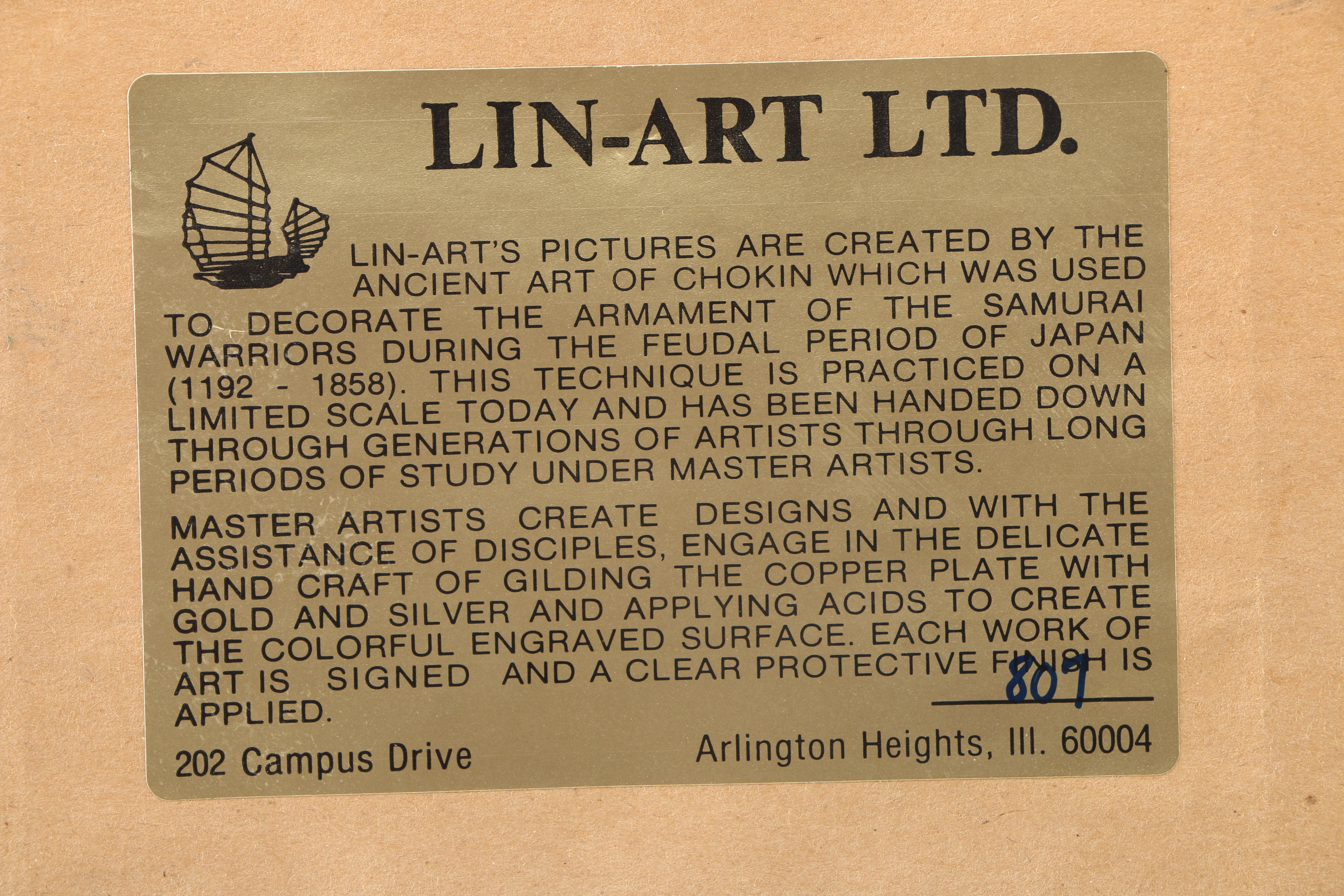 Lin-Art LTD. Chokin Style Artwork