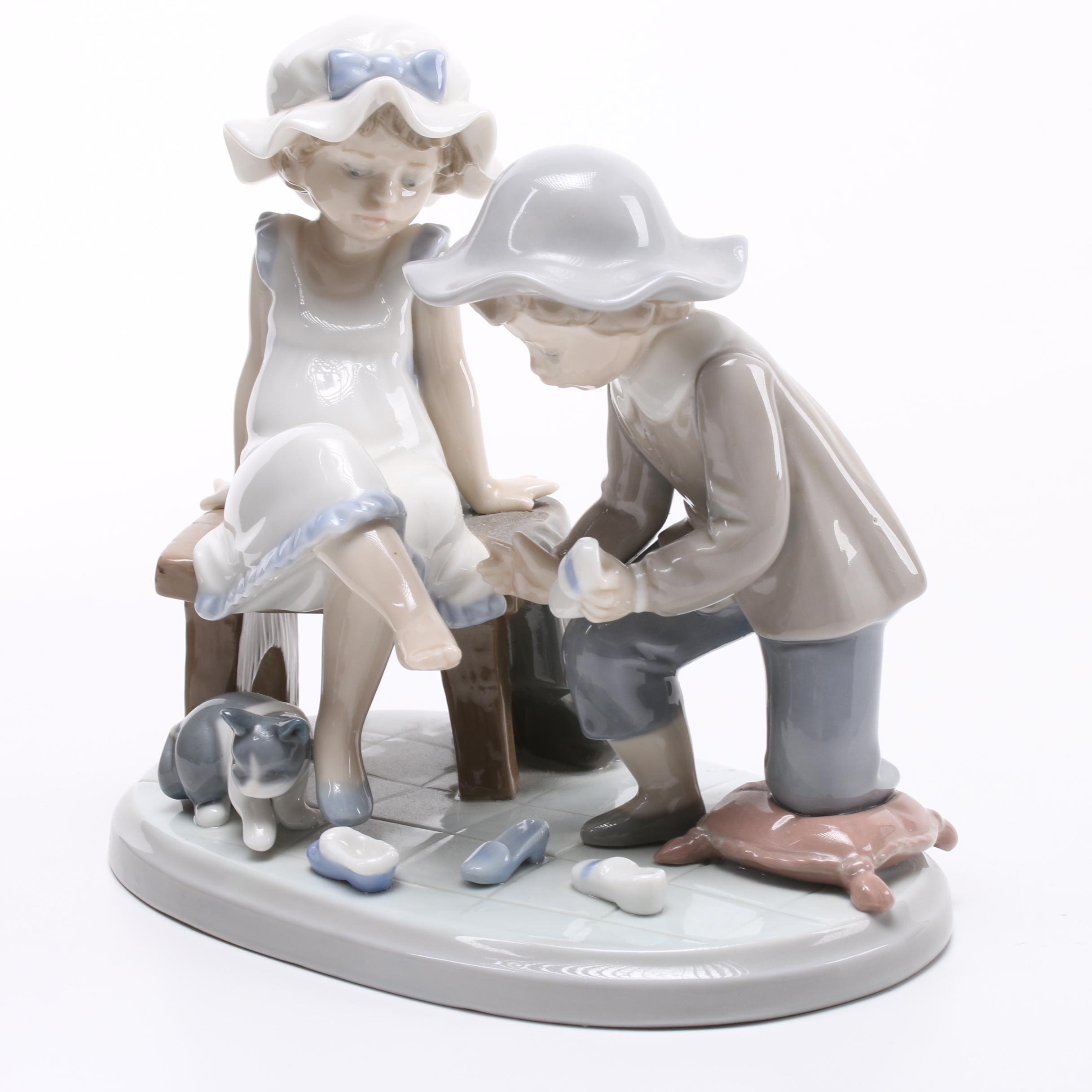 Lladro "Try This One" Figurine