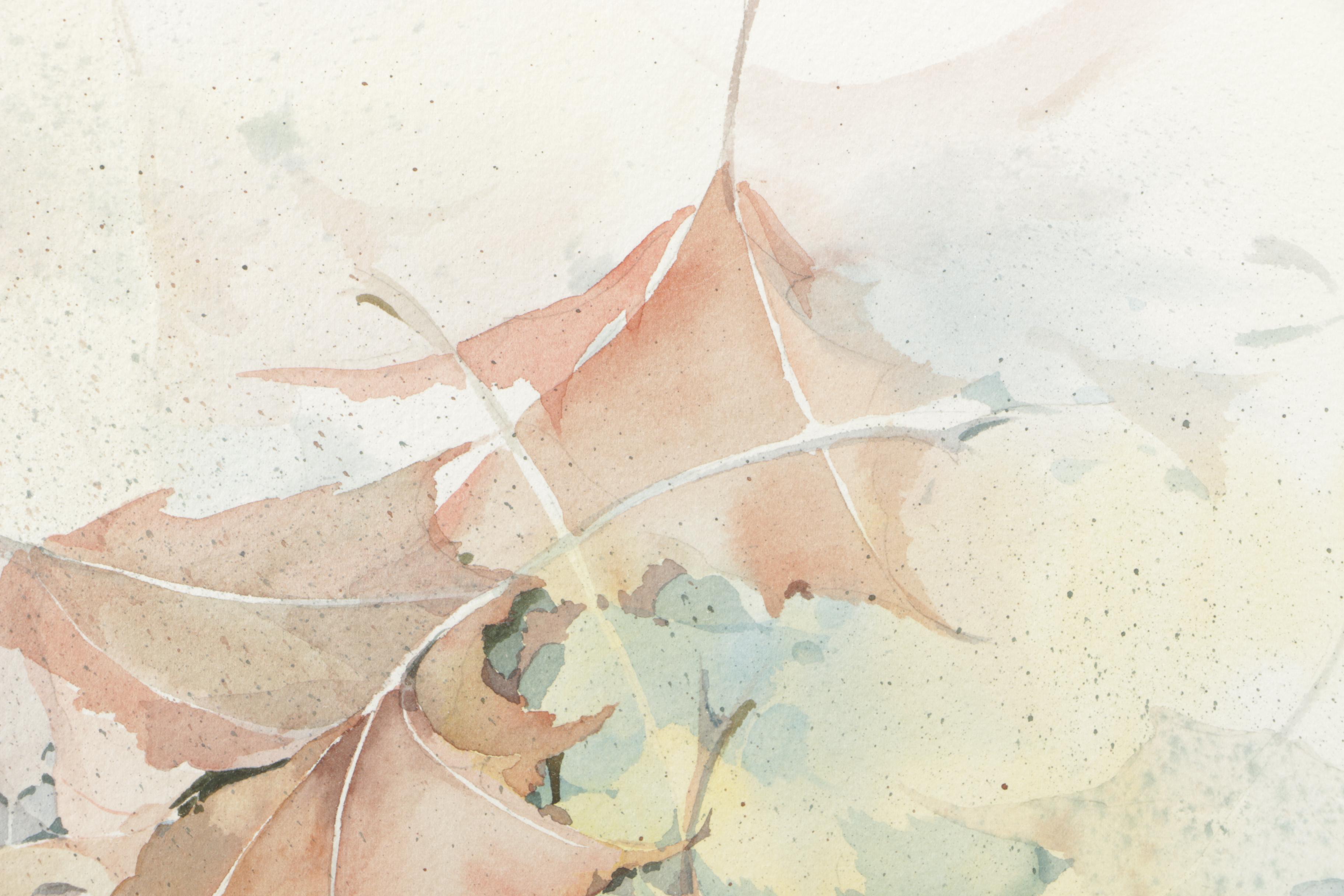 Pat Banks Watercolor Painting on Paper of Nature