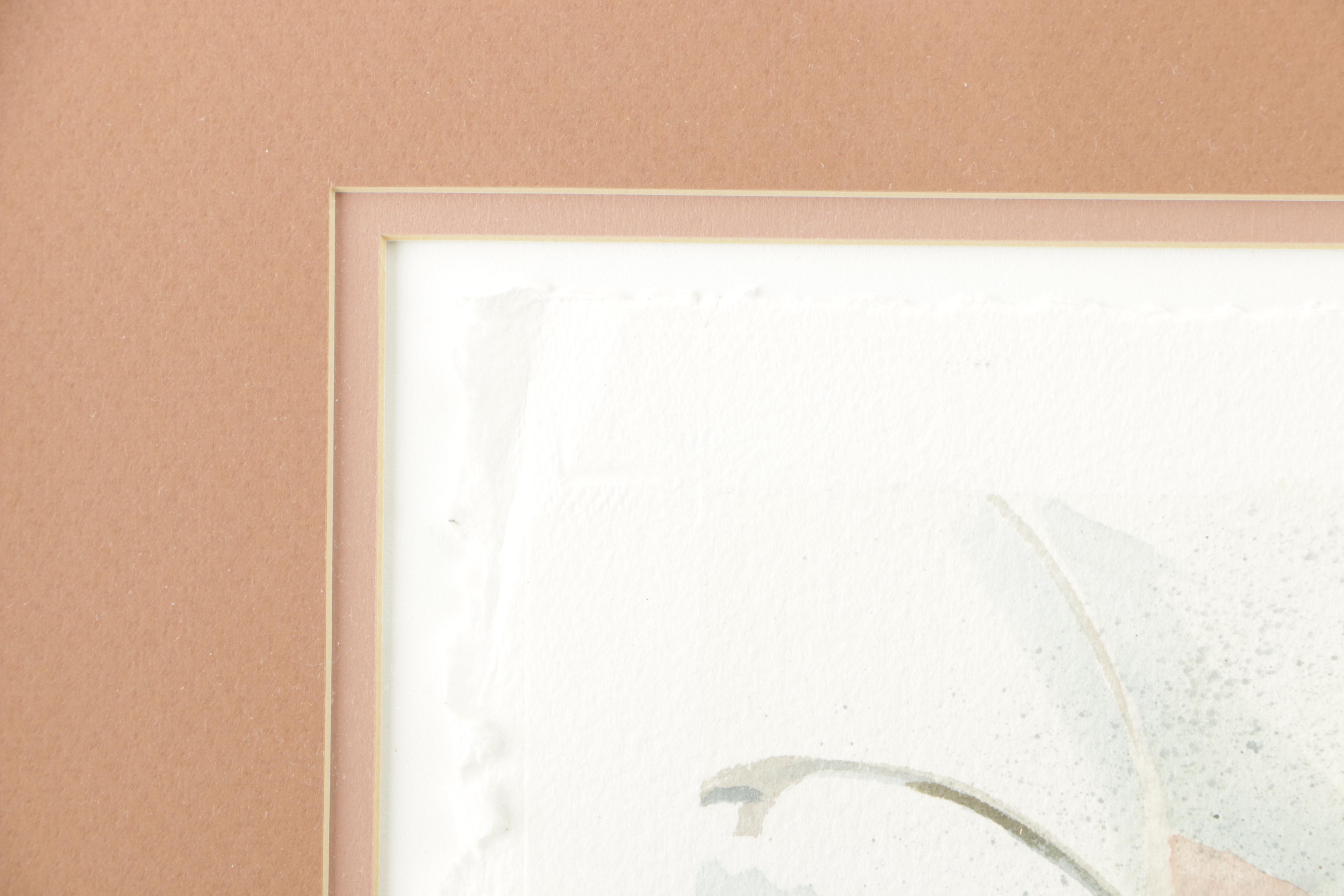 Pat Banks Watercolor Painting on Paper of Nature