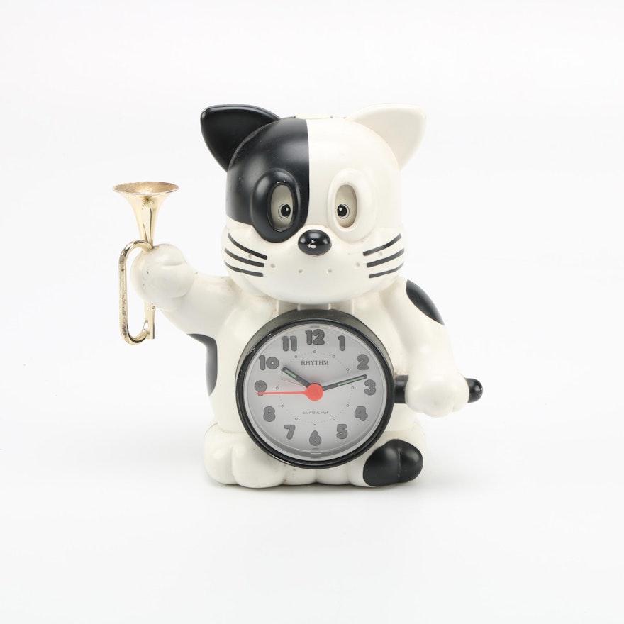 Bugle Cat Alarm Clock