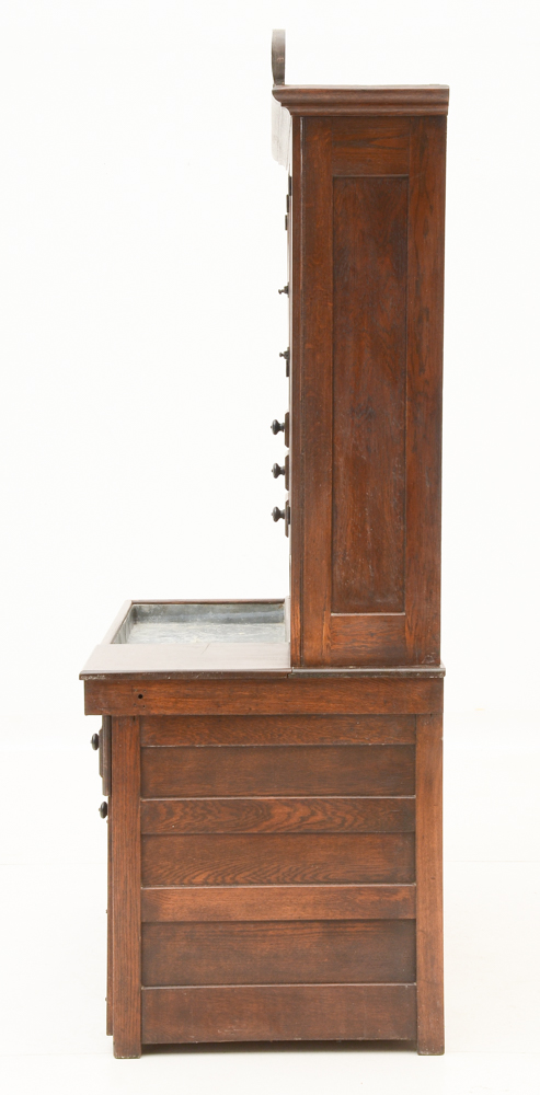 Victorian Oak Cupboard-on-Dry Sink