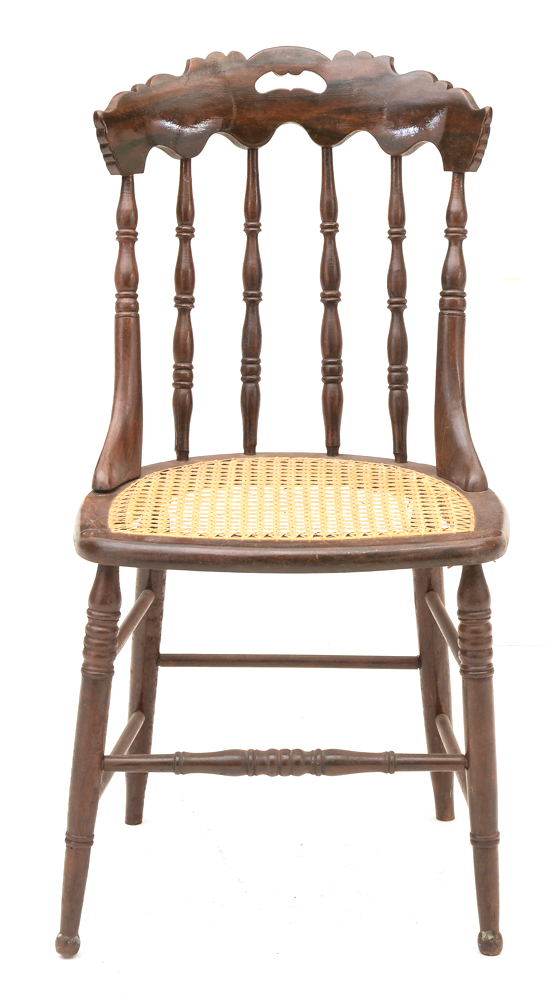 Set of Six Mid-19th Century Rosewood Grained Chairs