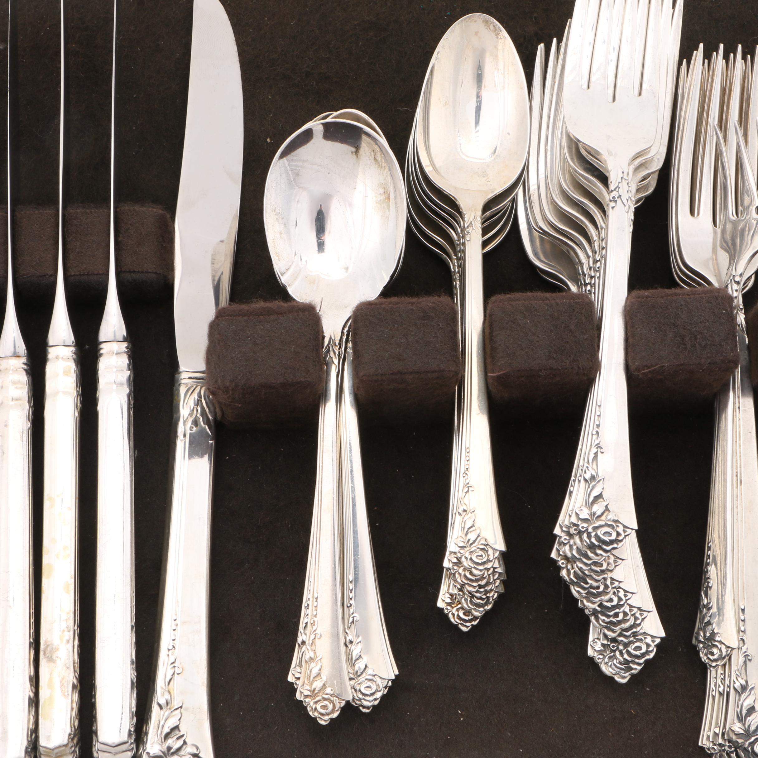 Oneida Heirloom "Damask Rose" Sterling Flatware