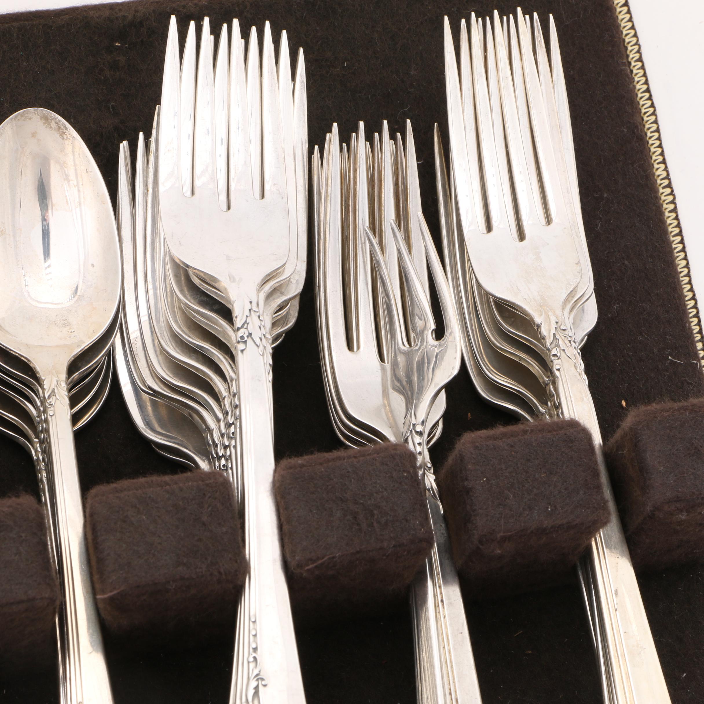 Oneida Heirloom "Damask Rose" Sterling Flatware